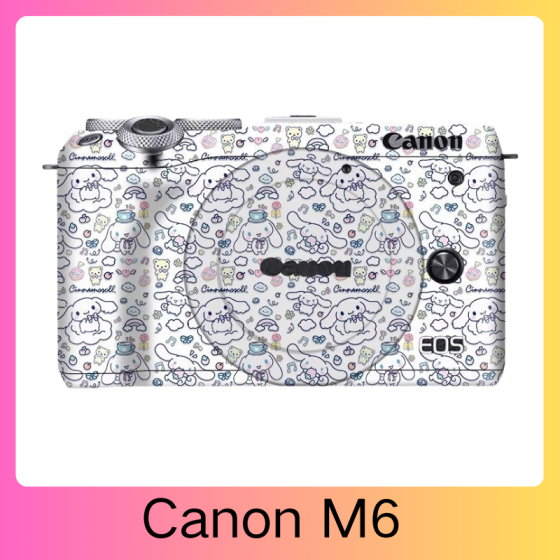 Corpo da Canon M6 - Pele câmera, adesivo câmera - com alta resistência a arranhões, à prova d'água e com design elegante.